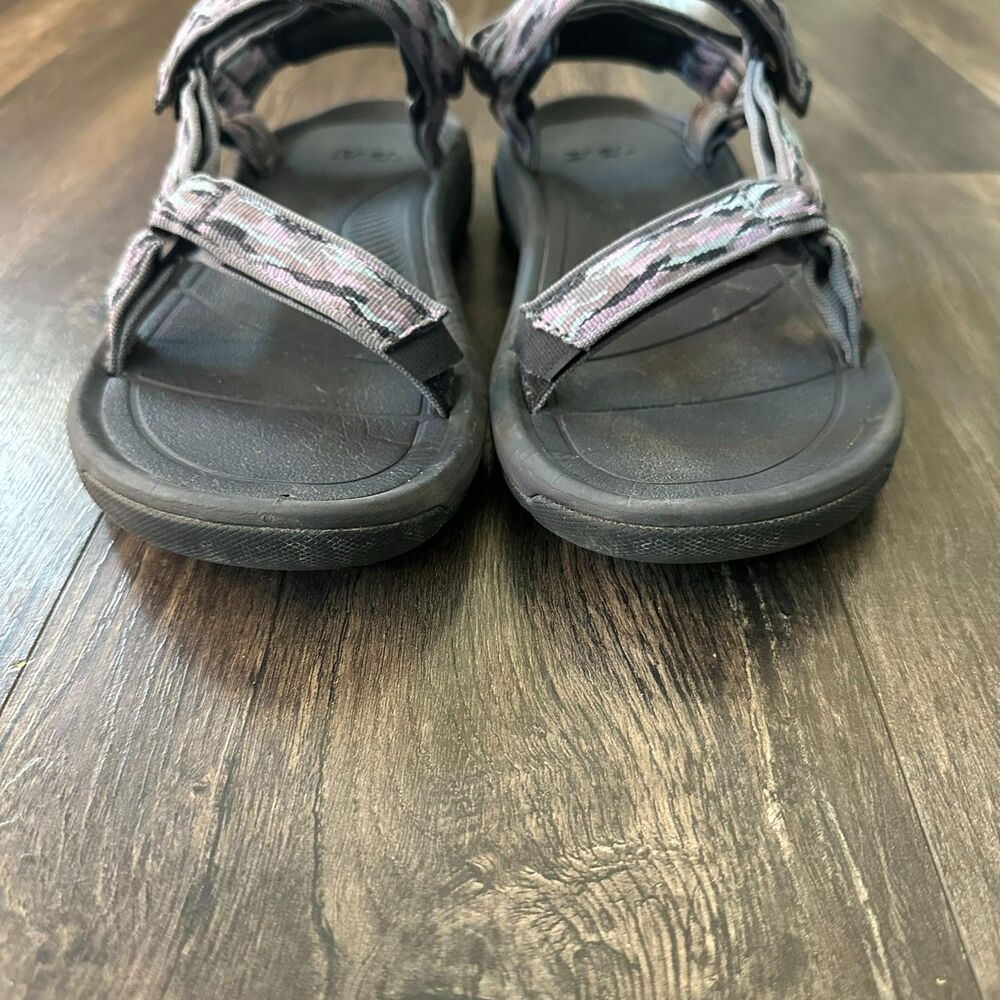 Teva Hurricane XLT2 Sport Sandals Purple Blue Camo Hiking Outdoors Women's Sz 10 - Picture 5 of 8